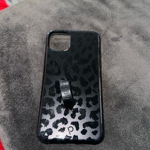 iPhone 11 Pro Max Midnight Leopard Loopy Case W/ Black Loop